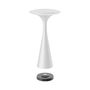 Rechargable table lamp TOWER, 3W, 300lm, IP44, with charging station, 2600mAh, white BK06-00090 5949097738036