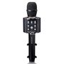 Bluetooth® Karaoke microphone with speaker & lighting Black BMC-090BK 8711902042105