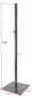 Metal column for Forteza barriers BMSTULPELIS