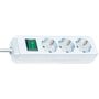 Extension Socket Eco-Line 3-Way 3.00 m White - Protective Contact TYPE F BN-1152320400