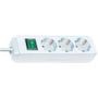 Extension Socket Eco-Line 3-Way 5.00 m White - Protective Contact TYPE F BN-1152920 4007123081578