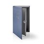 Vault | Book Safe | Key Lock | Indoor | Medium | Inner volume: 1.6 l | 2 Keys Included | Blue / Silver BOOKSEDM01BU 5412810322992