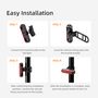 Bicycle tail light, RED, rechargable micro USB, 1W, 4.5h., IP44, 230mAh SUPERFIRE-BTL01 6956362995109