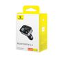 Automobilinis FM moduliatorius, įkroviklis su Bluetooth 5.3 2xUSB + USB-C, juodas C10762200113-00 6932172643355