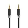 Stereo Audio Cable | 3.5 mm Male | 3.5 mm Male | Gold Plated | 5.00 m | Round | Anthracite | Box CABW22000AT50 5412810264926