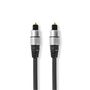 Optical Audio Cable | TosLink Male | TosLink Male | 5.00 m | Round | PVC | Anthracite | Box CAGC25000AT50 5412810314232