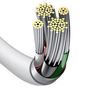 Cable USB A plug - IP Lightning plug 1.0m white Superior series BASEUS CALYS-A02 6953156205413