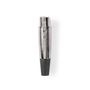 XLR Connector | Straight | Female | Nickel Plated | Soldering | Cable input diameter: 7.0 mm | Metal | Silver | 25 pcs | Polybag CAVC15902ME