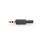 Audio Connector | Straight | Male | Gold Plated | Soldering | Cable input diameter: 4.0 mm | PVC | Black / Gold | 25 pcs | Envelope CAVC22900BKG 5412810299386