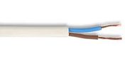 UNSHLD MULTICORED CABLE, 2POS, WHT, 50M PEL01028