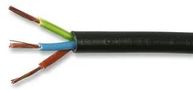 CABLE, MAINS, 3CORE, 1.5MM,  PER M 3183VR 1.50 FLEX