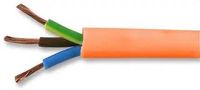 FLEX CABLE, 3CORE, ORG, 2.5MM2, 100M 3183Y-2.50MMORN100M