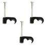 CABLE CLIP, 10MM, POLYETHYLENE, BLACK PELB0632