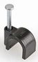 CABLE CLIPS ROUND 10MM BLACK X100 PP2842