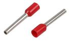 FRENCH SINGLE FERRULE 1.00MM RED, PK100 DICE1010