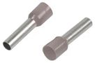 FRENCH SINGLE FERRULE 2.50MM GREY, PK100 DICE2525