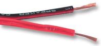 CABLE, FIG8, 2 X 0.57MM, RED/BLK, 100M JY-1250RB