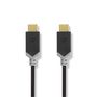 USB Cable | USB 3.2 Gen 1 | USB-C™ Male | USB-C™ Male | 60 W | 4K@60Hz | 5 Gbps | Gold Plated | 2.00 m | Round | PVC | Black | Box CCBW64700AT20 5412810272266