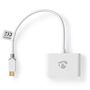 USB Multi-Port Adapter | 2-in-1 | USB 3.1 Gen1 | USB-C™ Male | 2x USB-A | 1000 Mbps | 0.20 m | Round | Gold Plated | PVC | White | Window Box CCBW65960WT02 5412810328765
