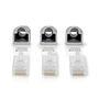 RJ45 Connector | Male | Solid UTP CAT6 | Straight | Gold Plated | 10 pcs | PVC | Grey | Box CCBW89355GY 5412810265695