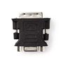 DVI Adapter | DVI-I 24+5-Pin Male | VGA Female | Nickel Plated | Straight | PVC | Black | Box CCGB32900BK