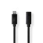 USB Cable | USB 3.2 Gen 1 | USB-C™ Male | USB-C™ Female | 4K@60Hz | 5 Gbps | Nickel Plated | 2.00 m | Round | PVC | Black | Box CCGB64010BK20