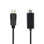 DisplayPort Cable | DisplayPort Male | HDMI™ Connector | 4K@30Hz | Nickel Plated | 2.00 m | Round | PVC | Black | Label CCGL37101BK20