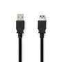 USB Cable | USB 3.2 Gen 1 | USB-A Male | USB-A Female | 5 Gbps | Nickel Plated | 3.00 m | Round | PVC | Black | Label CCGL61010BK30 5412810421909