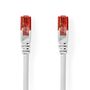 CAT6 Network Cable | RJ45 Male | RJ45 Male | U/UTP | 1.00 m | Round | PVC | White | Label CCGL85200WT10 5412810422999