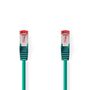 CAT6 Network Cable | RJ45 Male | RJ45 Male | S/FTP | 3.00 m | Round | LSZH | Green | Label CCGL85221GN30 5412810423477