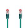 CAT6 Network Cable | RJ45 Male | RJ45 Male | S/FTP | 5.00 m | Round | LSZH | Green | Label CCGL85221GN50 5412810423484