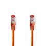 CAT6 Network Cable | RJ45 Male | RJ45 Male | S/FTP | 10.0 m | Round | LSZH | Orange | Label CCGL85221OG100 5412810423675