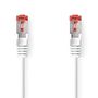 CAT6 Network Cable | RJ45 Male | RJ45 Male | S/FTP | 10.0 m | Round | LSZH | White | Label CCGL85221WT100 5412810423934