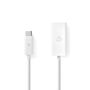 USB Network Adapter | USB 3.2 Gen 1 | 1000 Mbps | USB-C™ Male | RJ45 Female | 0.20 m | Round | Nickel Plated | Tinned Copper | White | Envelope CCGP64950WT02 5412810282678
