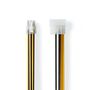 Internal Power cable | Molex Male | PCI Express Male | Gold Plated | 0.20 m | Round | PVC | Black / Yellow | Envelope CCGP74060VA015