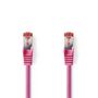 CAT6 Network Cable | RJ45 Male | RJ45 Male | S/FTP | 15.0 m | Round | LSZH | Pink | Polybag CCGP85221PK150 5412810278046