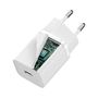 Wall Quick Charger Super Si 30W USB-C QC3.0 PD, White CCSUP-J02 6953156205079