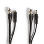 CCTV Security Cable | BNC / DC | 30.0 m | Round | PVC | Black | Gift Box CCTVCA10BK300 5412810269488