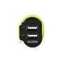 Car Charger 3-Outputs 6 A 2x USB / Micro USB Black/Green CH-023BL