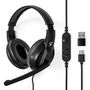 PC Headset | Over-Ear | Stereo | USB Type-A / USB Type-C™ | Fold-Away Microphone | Black CHSTU210BK