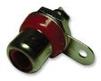 PHONO SOCKET, RED/NICKEL PSG08299