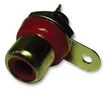 PHONO SOCKET, RED/GOLD PSG08303
