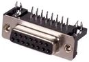 SOCKET, D, PCB, R/A, 15WAY 5504F1-15S-02-03-F1