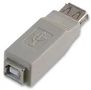 ADAPTOR USB AF TO BF L GREY PEC0052
