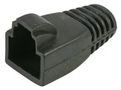 STRAIN RELIEF BOOT, PVC, BLACK PS2BK8