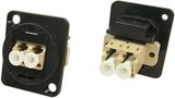 FIBRE OPTIC ADAPTER, LC DUPLEX-LC DUPLEX CP30214