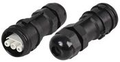 CABLE JOINT, BLACK, 9MM, MALE HOUSING 185-1A1011-S030-1