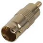 ADAPTOR, BNC SKT TO PHONO P, GOLD PSG08567