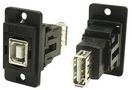 USB ADAPTER, 2.0 TYPE B RCPT-TYPE A RCPT CP30707N