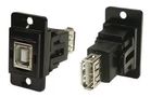 USB ADAPTER, 2.0 TYPE B RCPT-A RCPT CP30707NMB